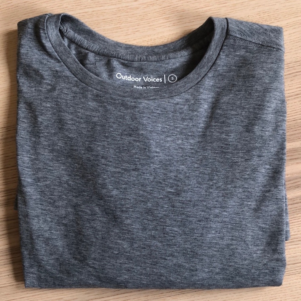 OUTDOOR VOICES Sweatee Long Sleeve T Shirt